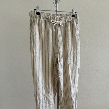 Leinenhose gestreift