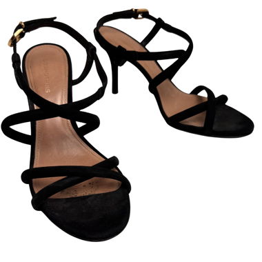 Sandali sexy con cinturini Cosmoparis nero Gr 38