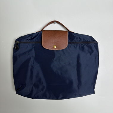 Borsa da viaggio Longchamp Le Pliage blu navy