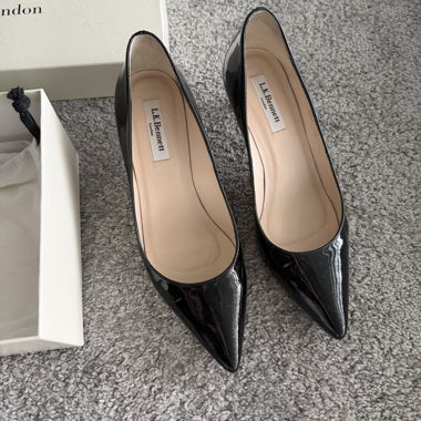 Pumps L.K.Bennett nere in vernice 38