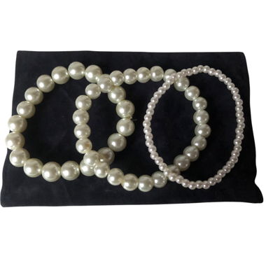 3 Bracciali di Perline