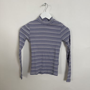 Monki striped turtleneck top
