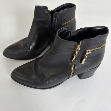 Black ankle boots