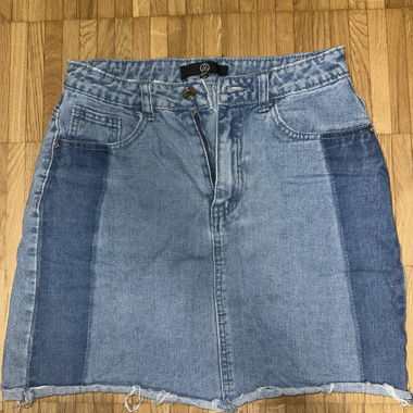 Gonna mini in jeans Missguided