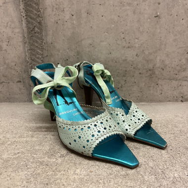 Irregular Choice Mint & Teal Heels