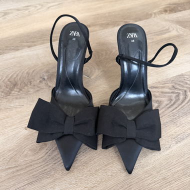 Zara schwarze High Heels 38