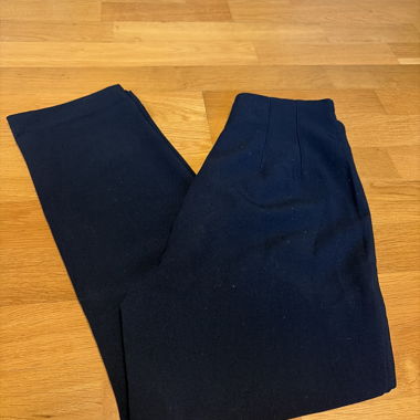 Dark blue suit trousers