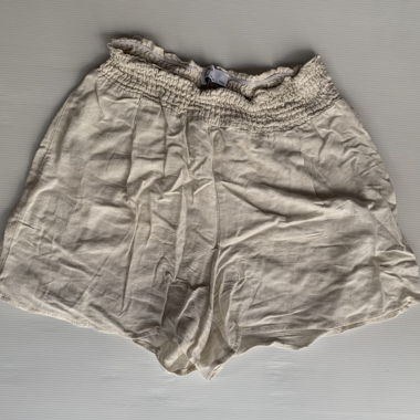 White Linen Shorts