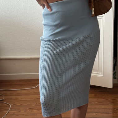 jupe COS bleu 