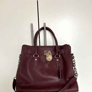 Michael Kors Hamilton Tasche in Burgundy