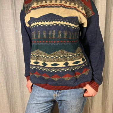 Pull vintage en laine