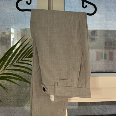 Grey suit pants