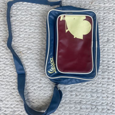 Blue Vespa Schultertasche