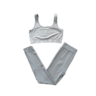grey-blue H&M sports set
