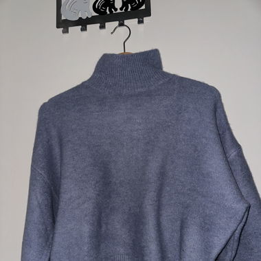 Pull col roulé 