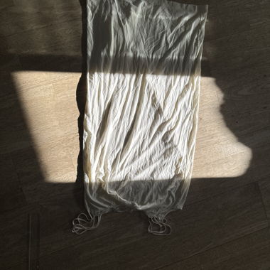 White spaghetti-strap dress