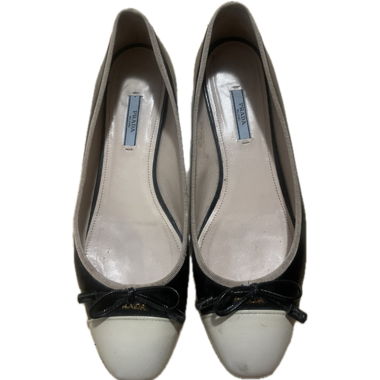 Prada schwarze Ballerinas