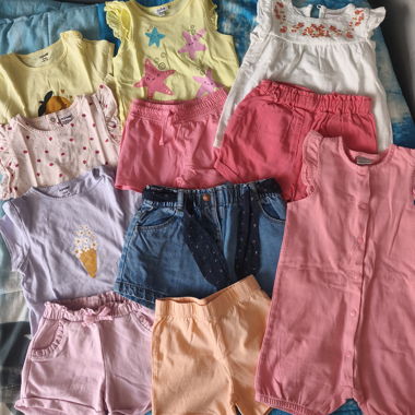 Ensemble haut et shorts pour fille Lotto