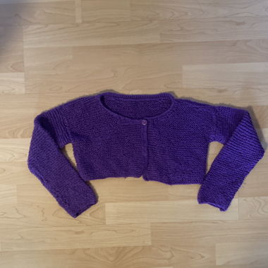Weicher Pullover Selbst gestrickt 