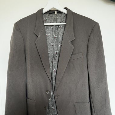 Grau/Brauner Blazer 