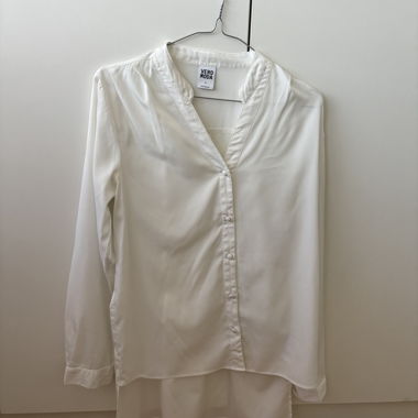 Vero Moda white long sleeve shirt M