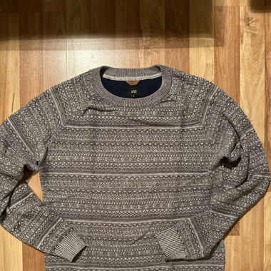 Knit-style grey Sweater Yes or No