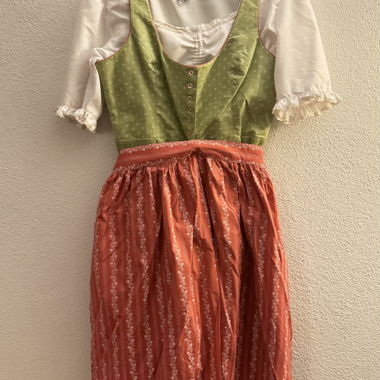 Vestito Dirndl con grembiule, tg. 44