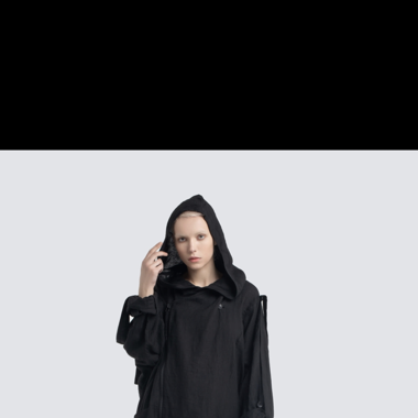 BARBARA GONGINI oversized linen jacket