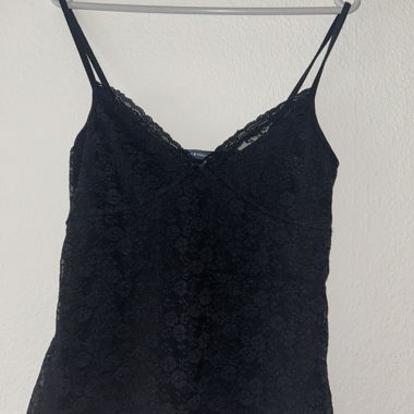 Haut en dentelle noir Brandy Melville