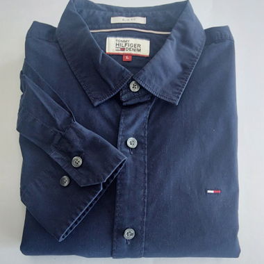 Camicia blu Tommy Hilfiger