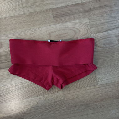 Red Bershka Hotpants/microshorts