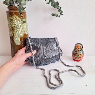 Sac vintage perlé