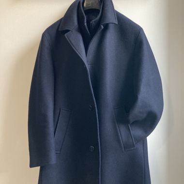 Tommy Hilfiger navy wool coat size 52
