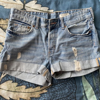 Short en jeans