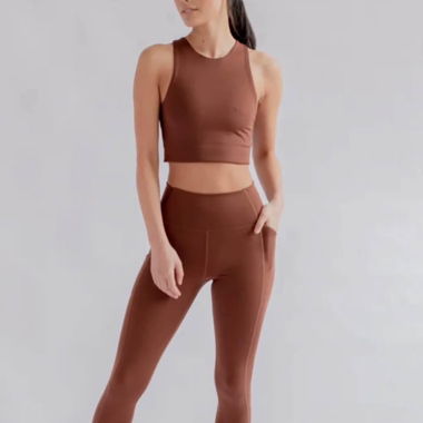 Ensemble de leggings et soutien-gorge Girlfriend Collective XS
