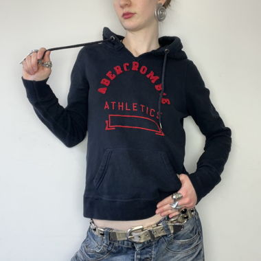Felpa navy Abercrombie Athletics