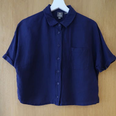 Camicia corta MANOR in lino, taglia 36