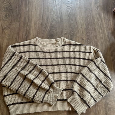 Striped Knit Sweater
