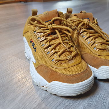 Basket Fila jaune moutarde