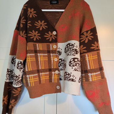 Cardigan Patchwork d’Autunno