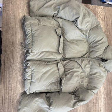Dazy quilted padded jacket khaki