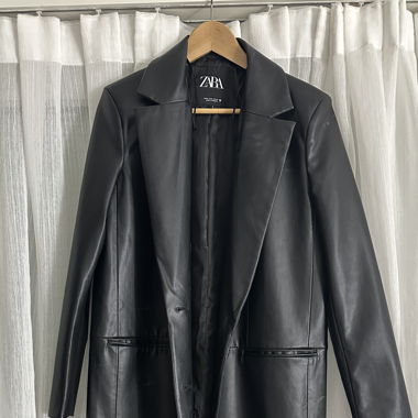 Zara Leder Jacke M