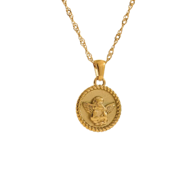ANGEL NECKLACE | STAINLESS STEEL & GOLD PLATED