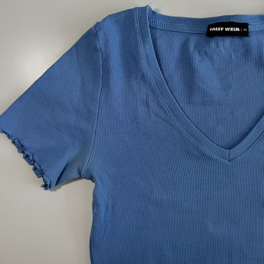 Tally Weijl - Top corto blu XS