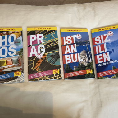 Guide de voyage Marco Polo Prague Sicile Istanbul Rhodes