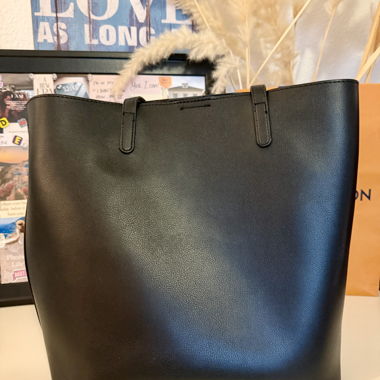Mango - Borsa tote nera – minimal ed elegante