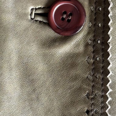 Nuova giacca di pelle vintage Melvin Gr. 36 pelle autentica 