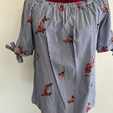 Blouse à fleurs