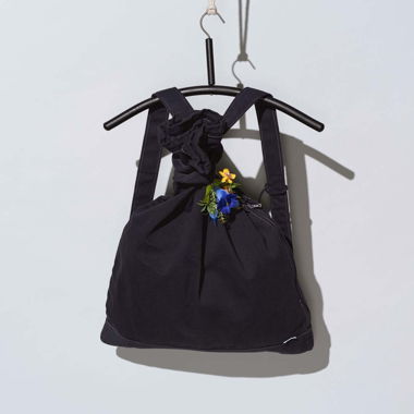 Borsa in jeans nera - FATTA IN SVIZZERA