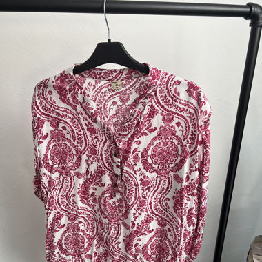 Boho-Bluse/Strandkleid Luftig & gemustert